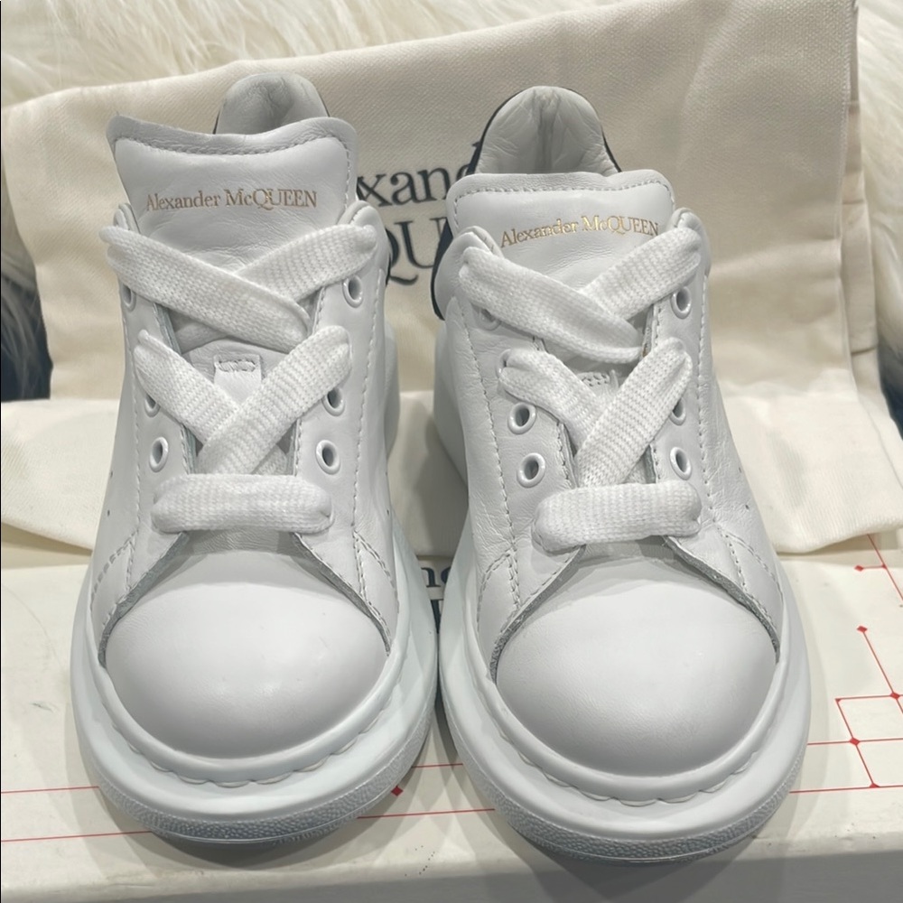 Alexander McQueen Kids White Sneakers